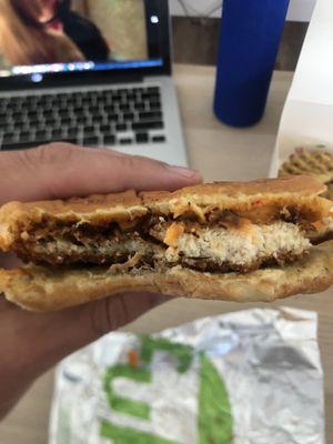 Spicy chicken sandwich