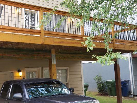 16ft x 42ft Deck Build Rebuild Remodel your deck. Roof system over your existing Deck