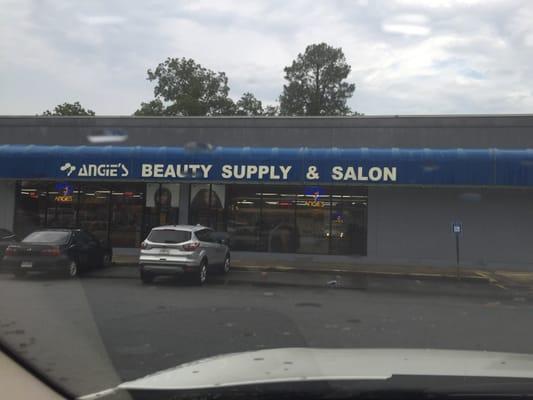 Angie beauty supply  huge selection clean and nest with helpful staff.