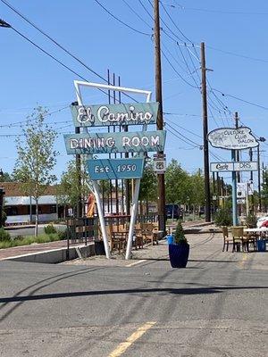 The El Camino is on historic Route 66.