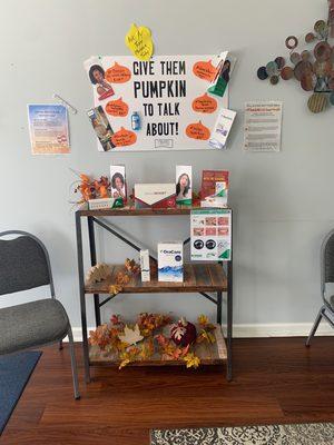 Fall Product Display