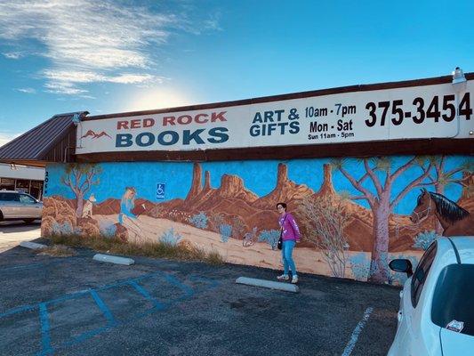 Parking lot mural