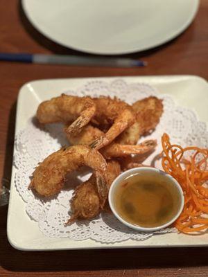 Coconut shrimp!! Very good!!