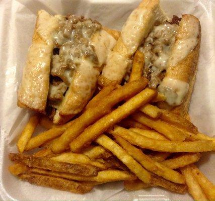 Philly Cheesesteak, not loaded.