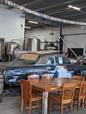 There's just something magical about hanging out in a garage distillery!