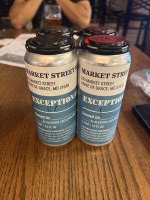 Market is now canning! And they beers are great