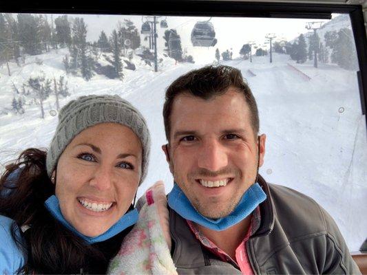 Selfie on the gondola