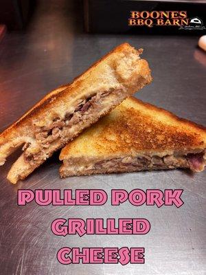 Pulled Pork Grilled Cheese