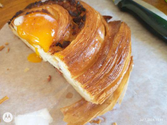 The original croissant with bacon and egg.