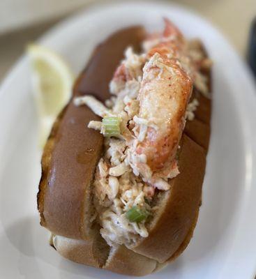 The Last Meal with homemade potato salad~ The lobster roll is definitely worth the hype! The potato salad was decent.