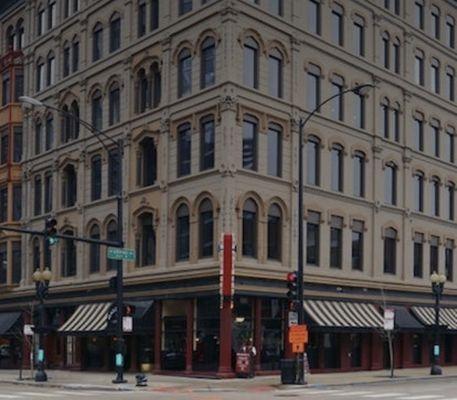 This is the original location of Maggiano's at Clark and Grant Street in Chicago.