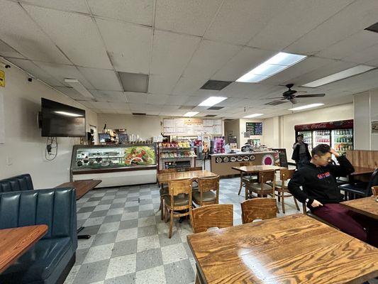 Interior of the restaurant