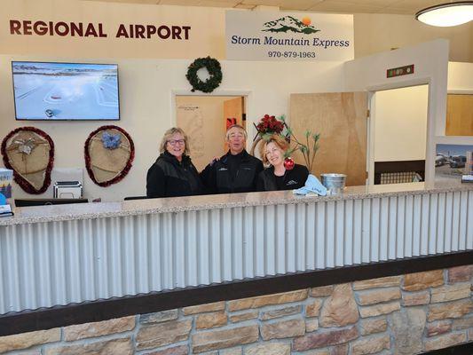 Storm Mountain Express check-in