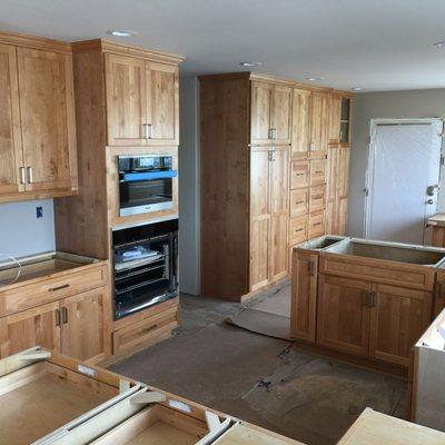 Kitchen Cabinet install