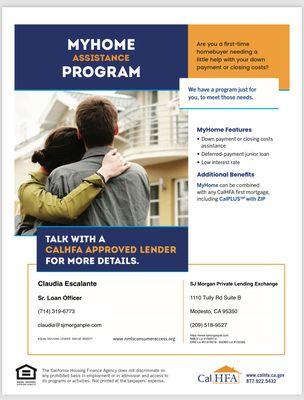 Down payment assistance with CalHFA