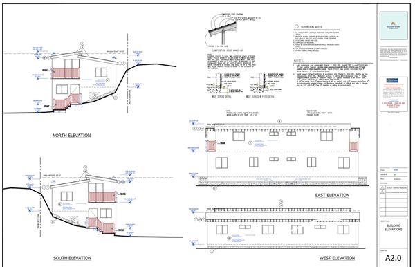 1150 sq ft ADU Detached duplex  Hill side 2 units mirror image                                  We are half way to completion