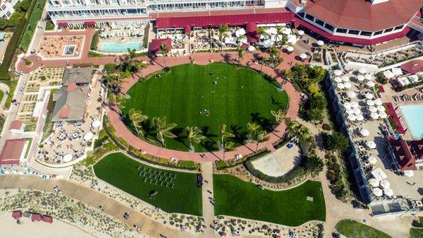 Artificial grass for the perfect playground feels. #Playground Turf.