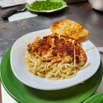 Blackened Chicken Alfredo