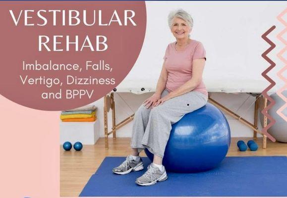 Certified Vestibular Rehab available onsite