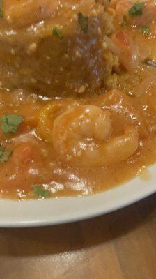 My Menudo Shrimp was OMG Great. Dinner tonight. I be back to explore more of the meal.