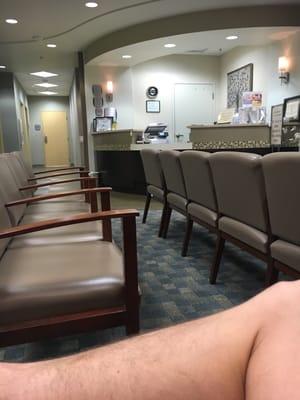 Waiting area of peachtree orthopedic surgical center