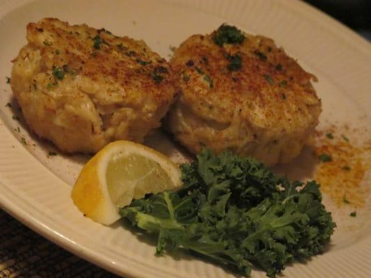 The crab cakes.