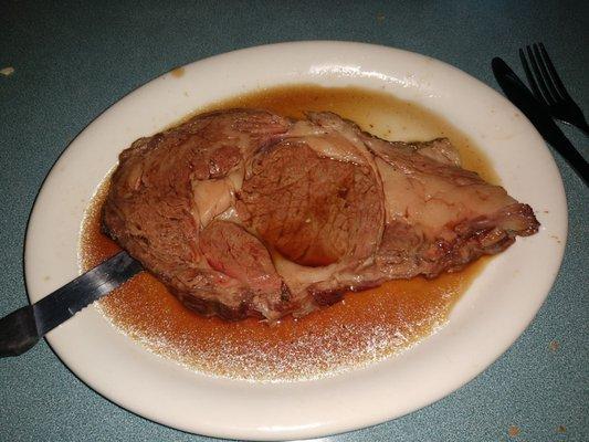 Delicious prime rib