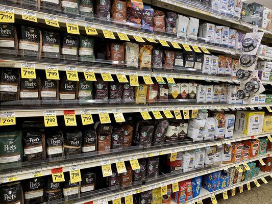 Coffee aisle