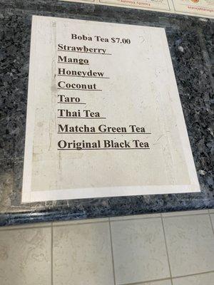 Boba tea