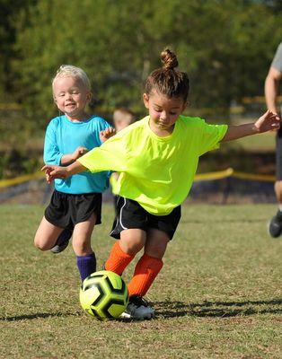 Recreational soccer programs start with the 4U league