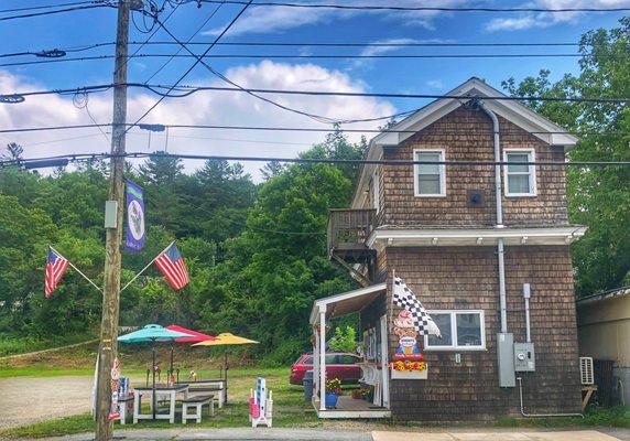 Side View of Sweet Treats Ice Cream Shop