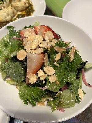 Strawberry fields champagne salad