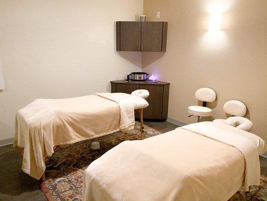 Couples massage room