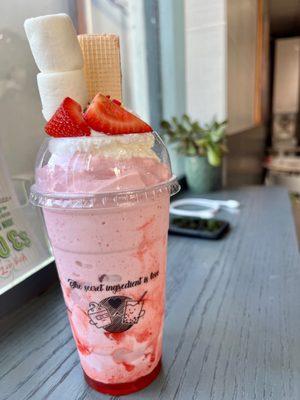 Strawberry milkshake