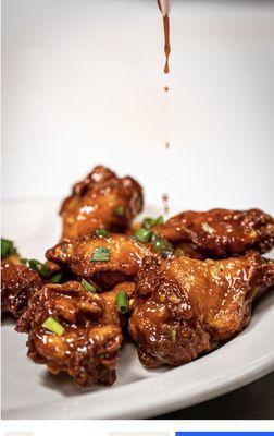 Honey Cajun wings