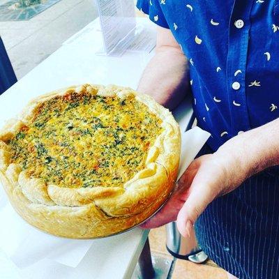 Rustic quiche