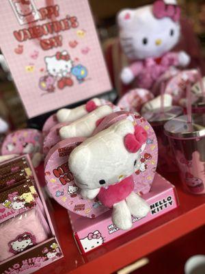 Hello kitty and valentine stuff