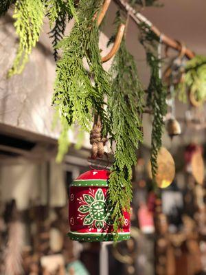 Hand painted Christmas Bells