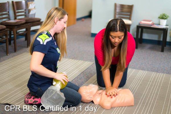 Basic Life support bls certified in one day