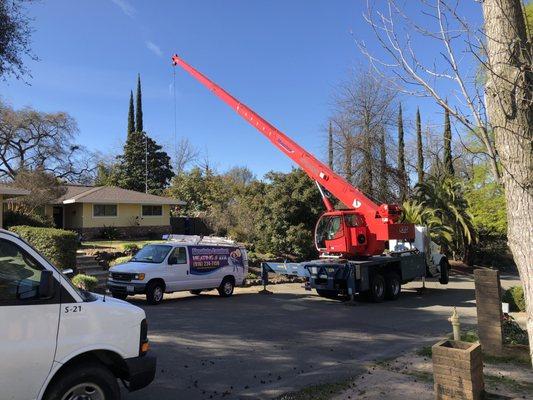 Safely installing and removing a Heating and Air unit from my home.