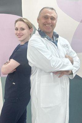 Dr. A and Nurse M:)