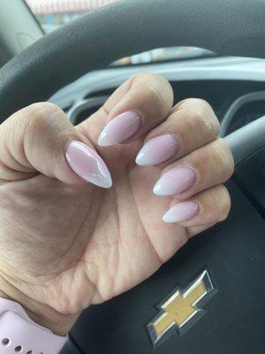 Ombré nails by Jason - $75 (without tip).