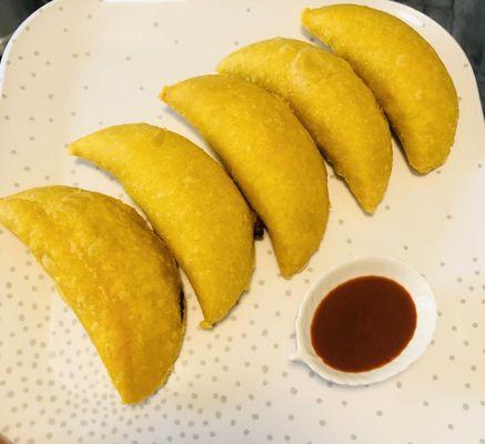 Empanadas colombianas de carne.