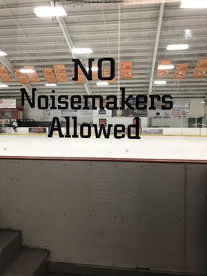 Keep calm and no Noisemakers.