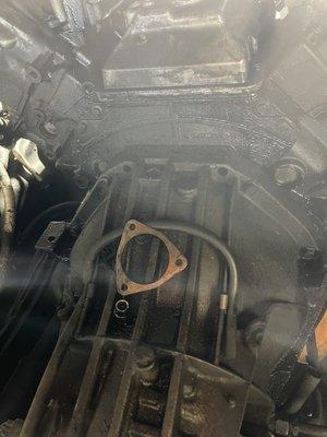 Turbo gasket found, barely hanging on