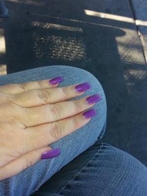 Full set matte purple.