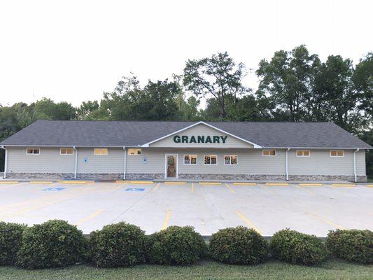 Exterior of the new Granary Health Foods - East Tyler Building