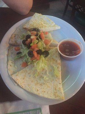 Bacon quesadilla