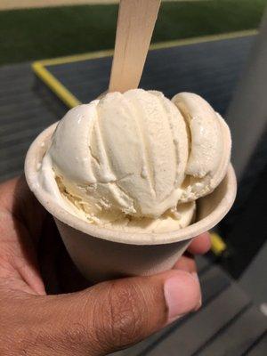 Whiskey Vanilla ice cream. Snack 7/15/2019