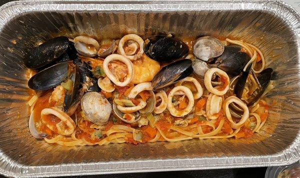 Seafood pasta